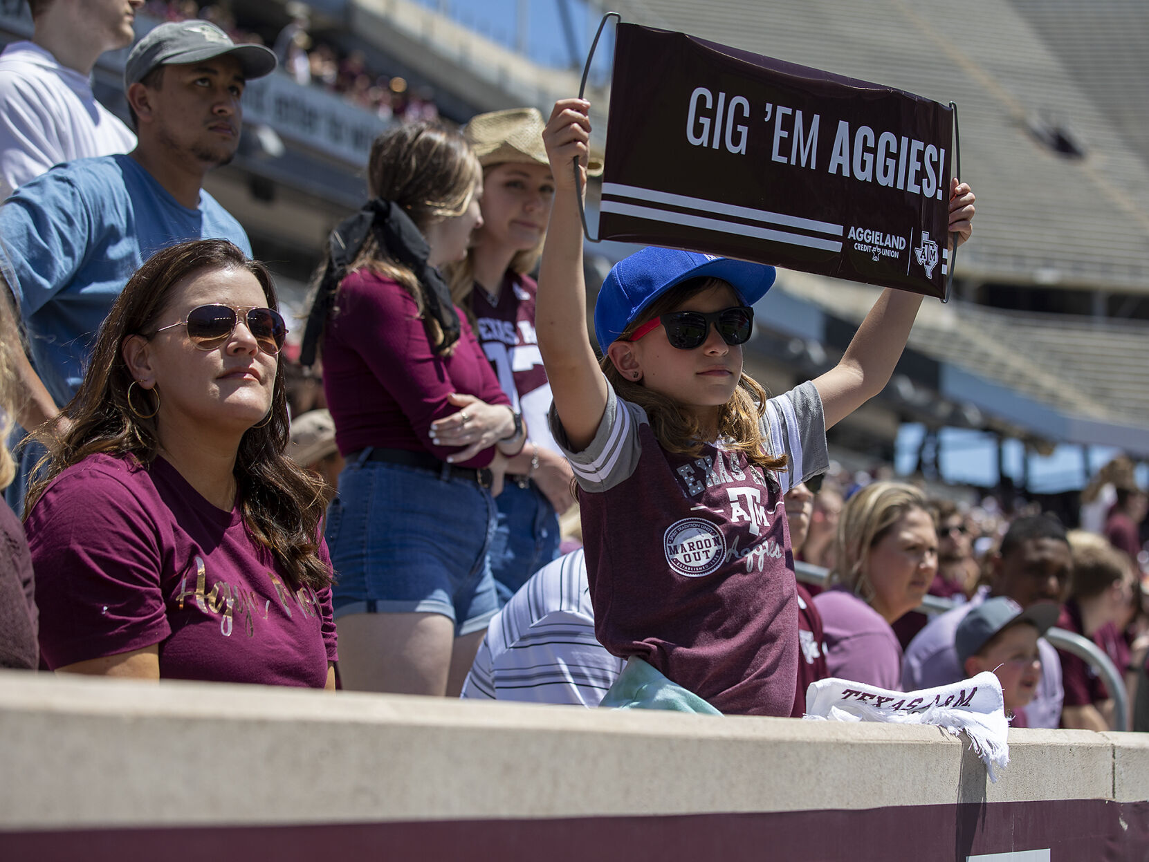 Maroon & White